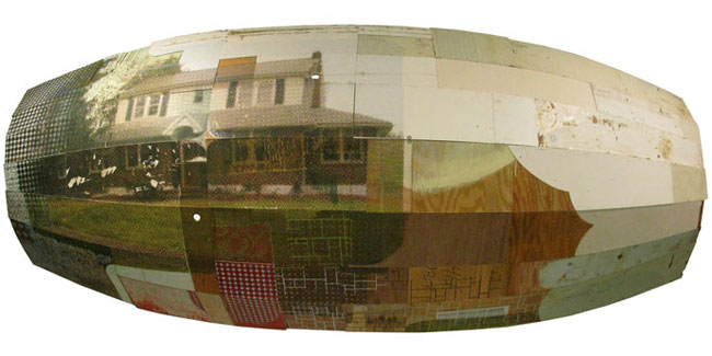 351, 2010, Mixed Media on Wood, 48x96